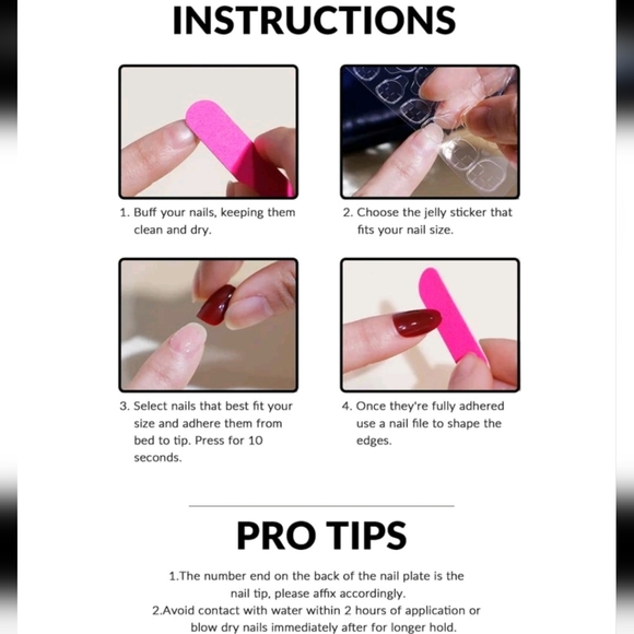 Elegant Press On Nails Coffin Long Color Is Brown - Picture 4 of 5